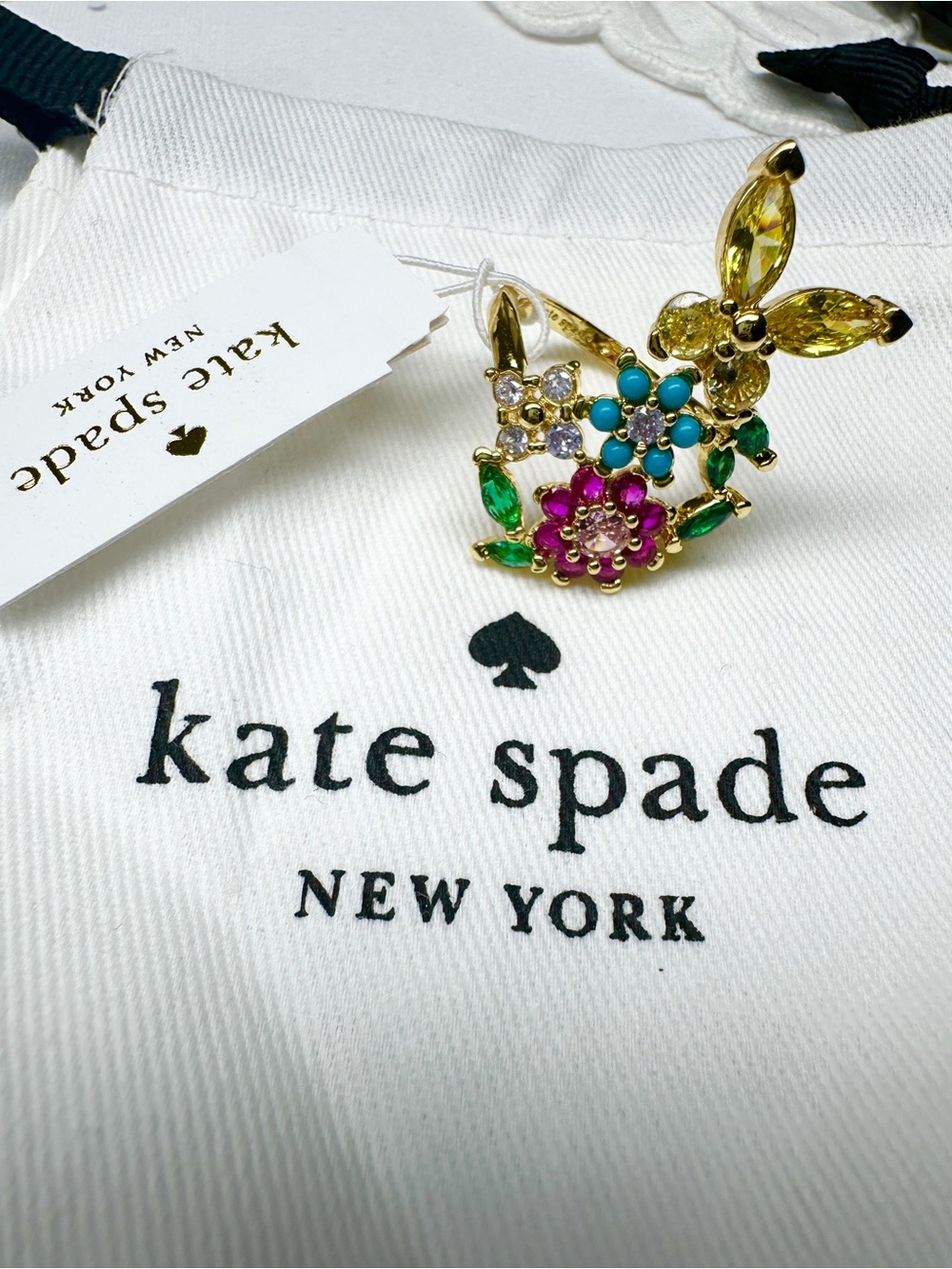 Kate Spade Garden Ring size 8